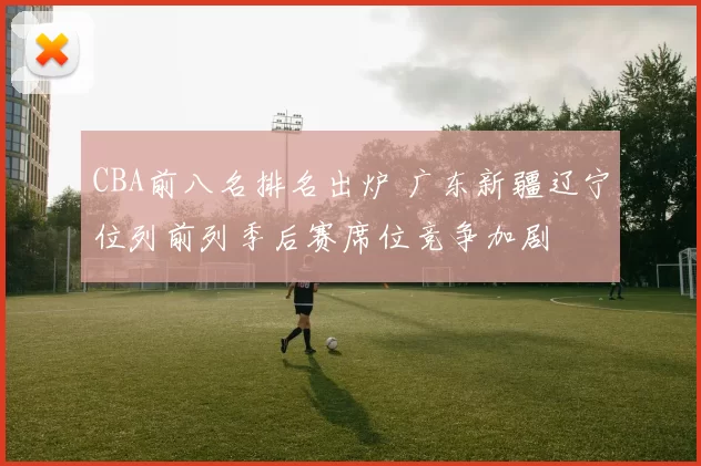 CBA前八名排名出炉 广东新疆辽宁位列前列季后赛席位竞争加剧