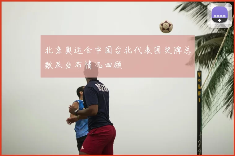 北京奥运会中国台北代表团奖牌总数及分布情况回顾